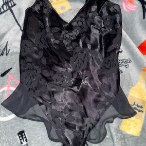 Victoria's Secret archives Black Lace Bodysuit